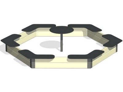 Песочница со столиком ПС-90